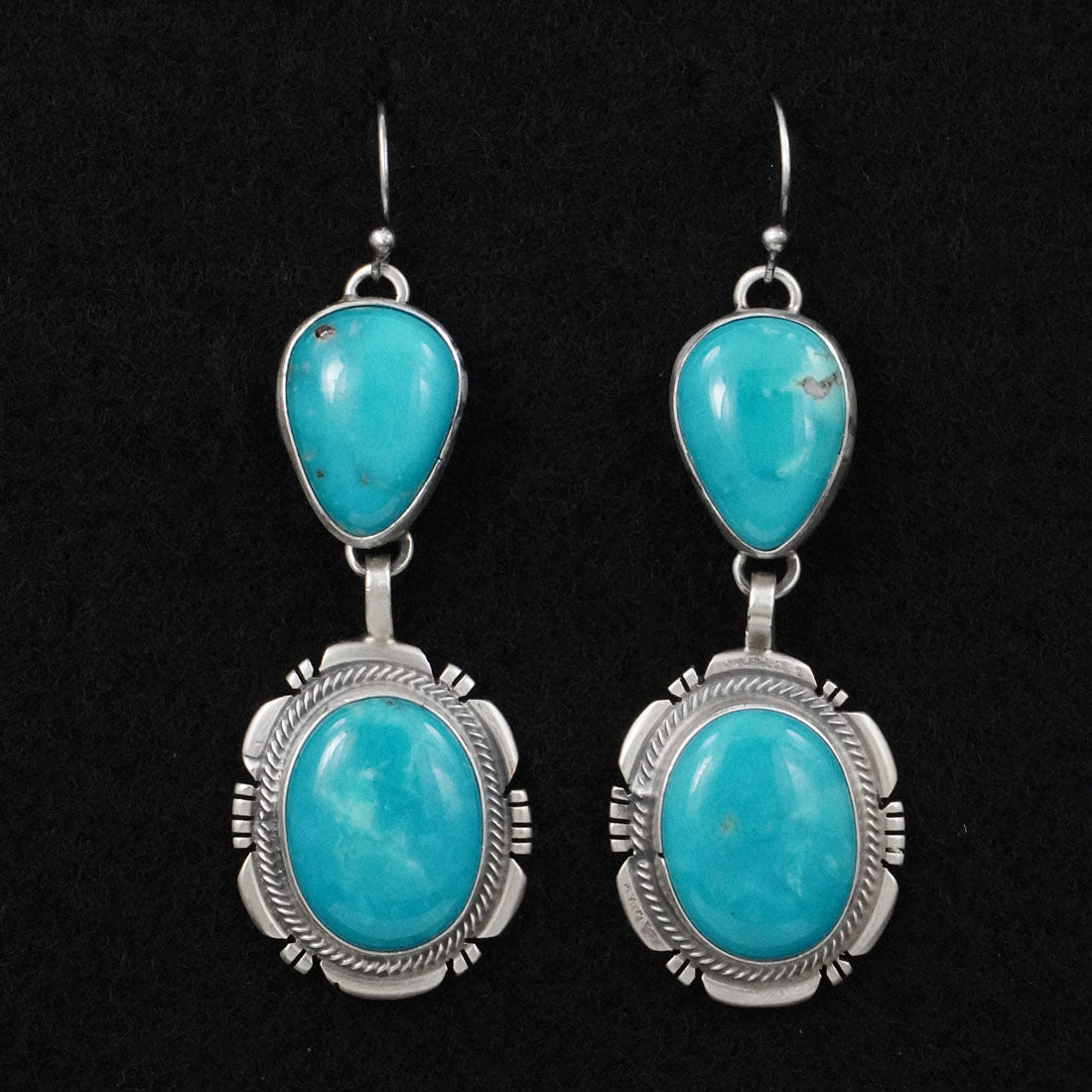 Thomas Francisco Turquoise & Sterling Silver Earrings