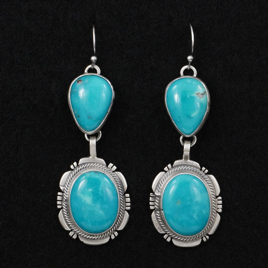 Thomas Francisco Turquoise & Sterling Silver Earrings