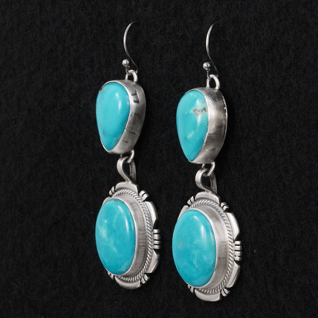 Thomas Francisco Turquoise & Sterling Silver Earrings