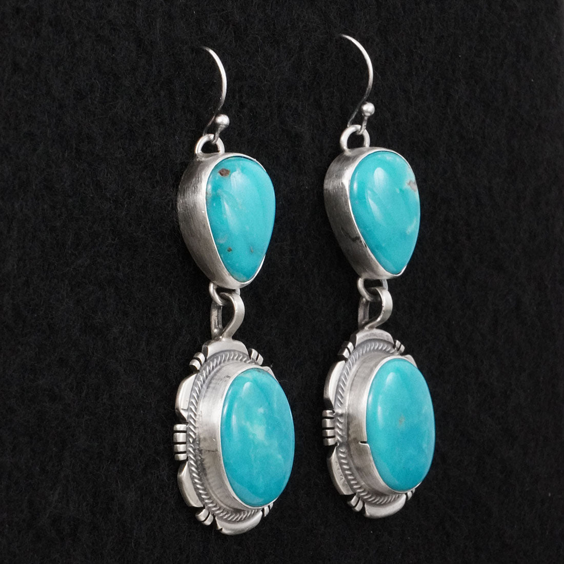 Thomas Francisco Turquoise & Sterling Silver Earrings