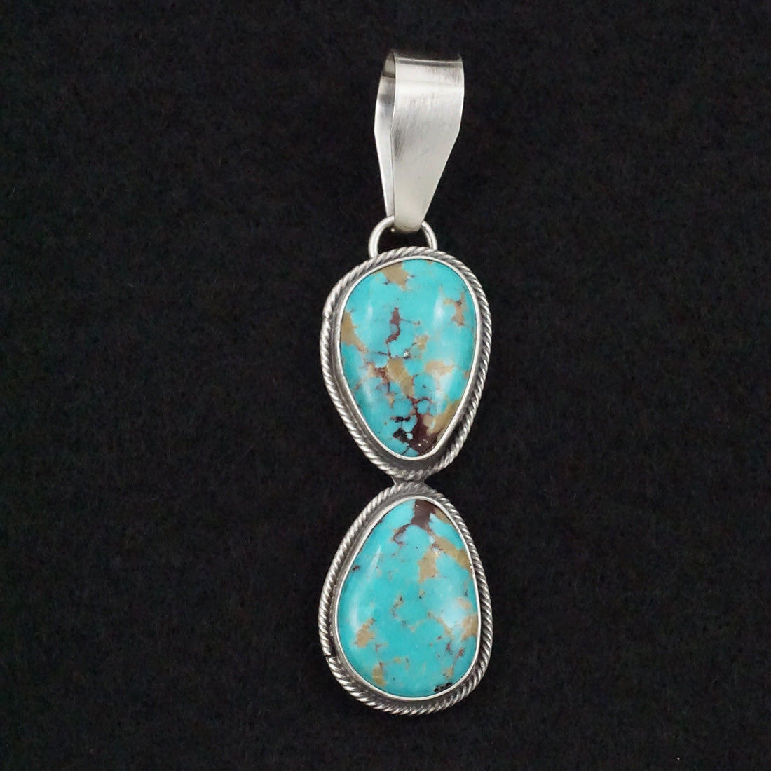 Danny Henio Turquoise & Sterling Silver Pendant