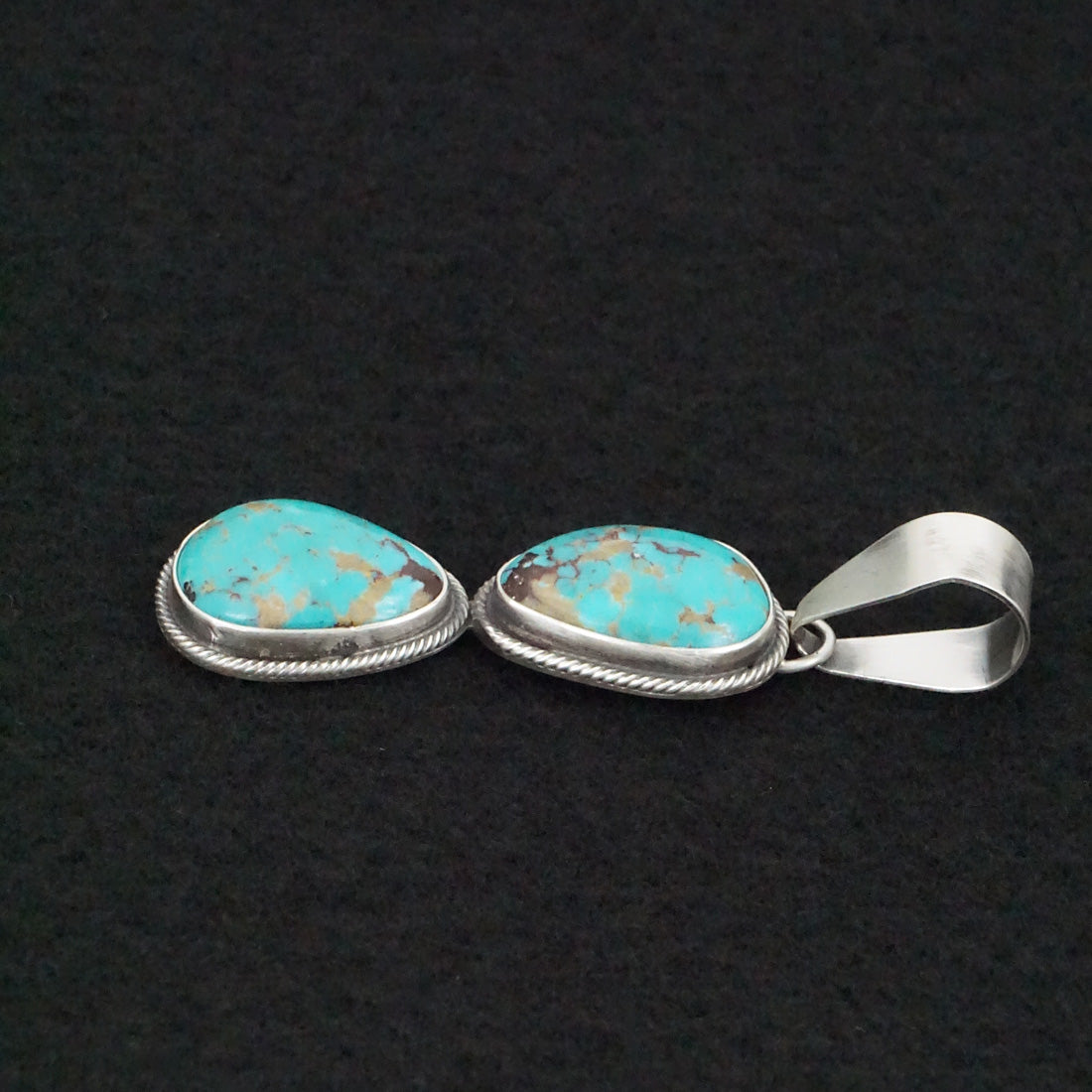 Danny Henio Turquoise & Sterling Silver Pendant