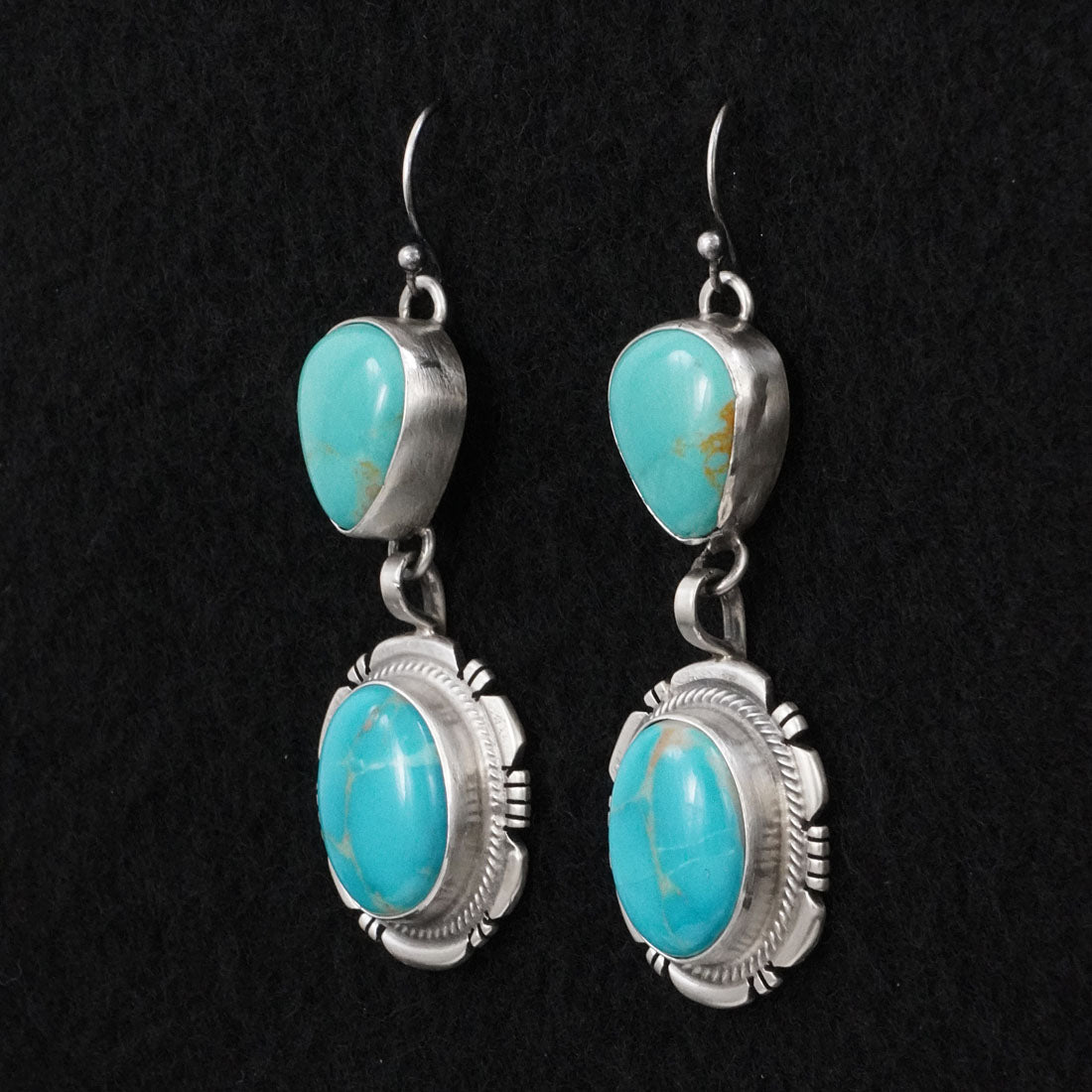 Thomas Francisco Turquoise & Sterling Silver Earrings
