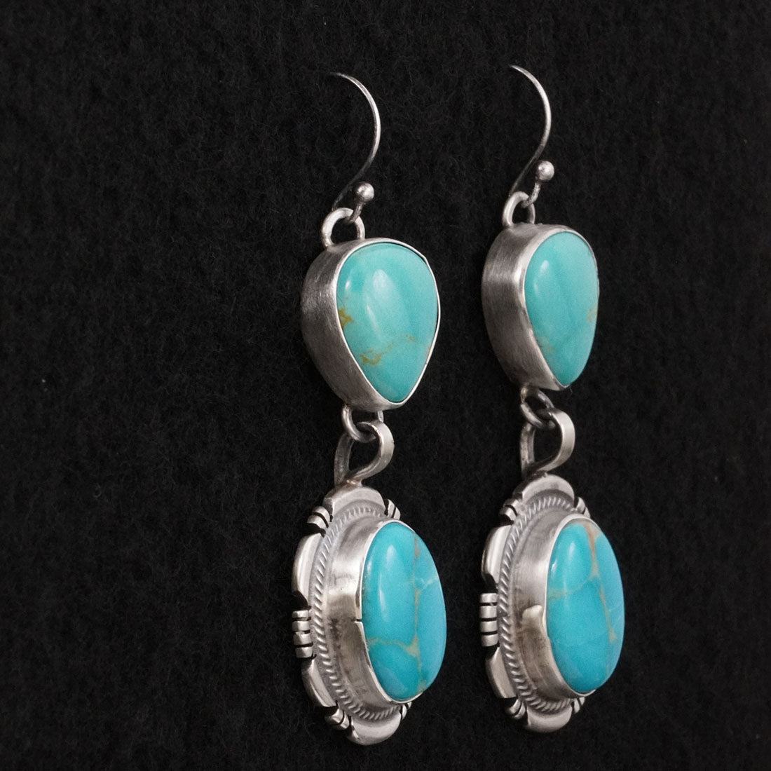 Thomas Francisco Turquoise & Sterling Silver Earrings