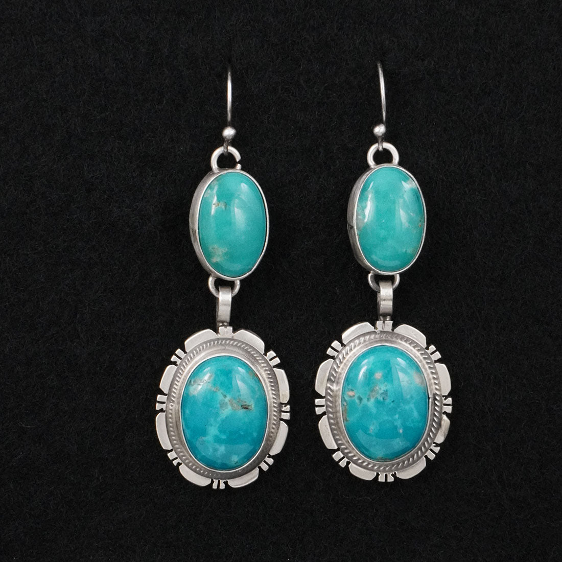 Thomas Francisco Turquoise & Sterling Silver Earrings