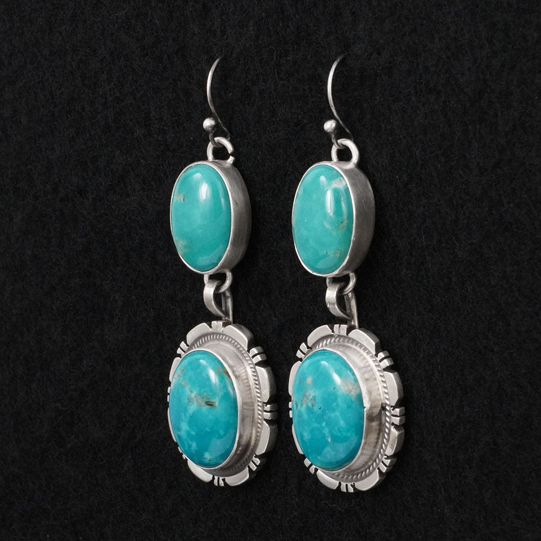 Thomas Francisco Turquoise & Sterling Silver Earrings
