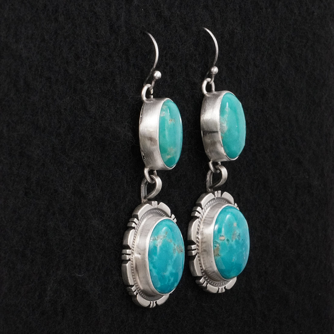 Thomas Francisco Turquoise & Sterling Silver Earrings