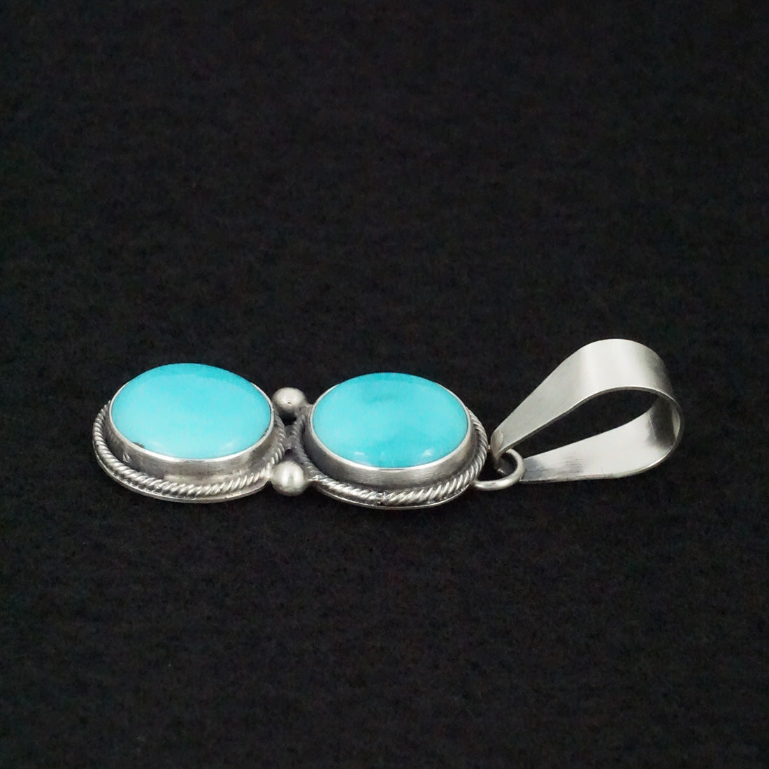 Danny Henio Turquoise & Sterling Silver Pendant