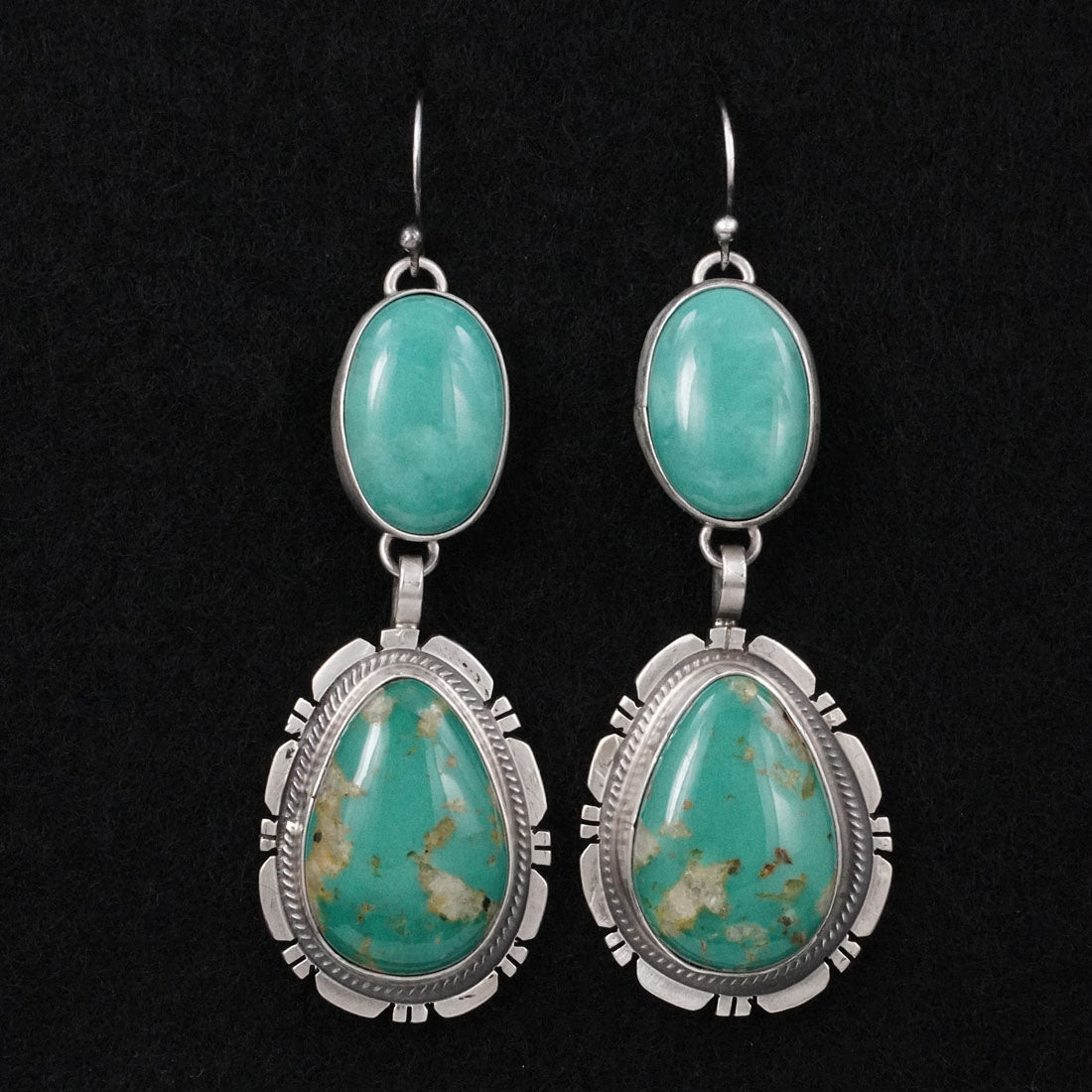 Thomas Francisco Turquoise & Sterling Silver Earrings