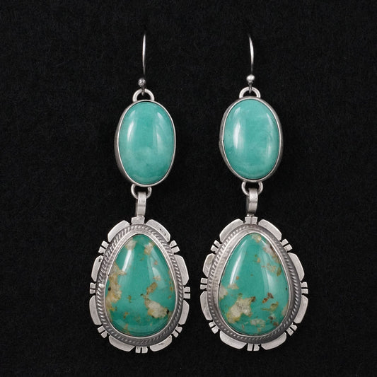 Thomas Francisco Turquoise & Sterling Silver Earrings