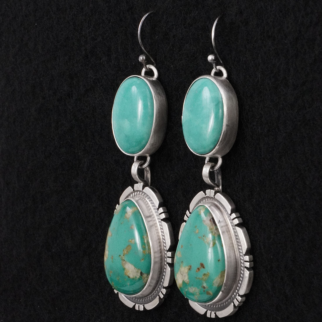 Thomas Francisco Turquoise & Sterling Silver Earrings