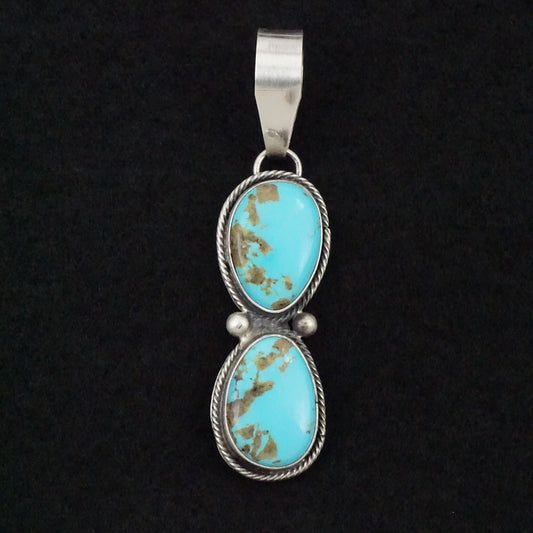 Danny Henio Turquoise & Sterling Silver Pendant