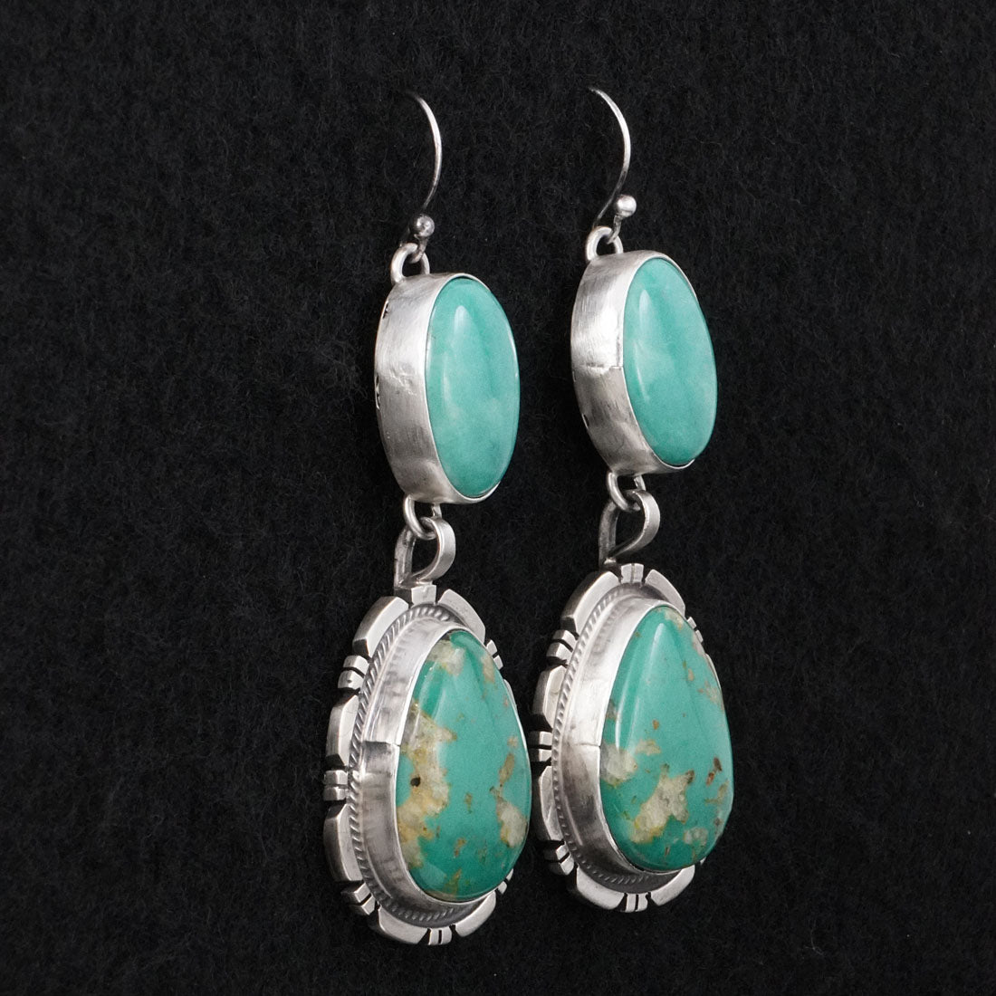Thomas Francisco Turquoise & Sterling Silver Earrings