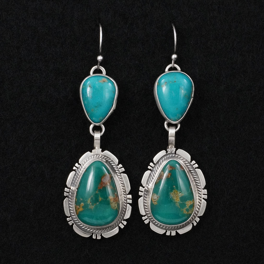 Thomas Francisco Turquoise & Sterling Silver Earrings