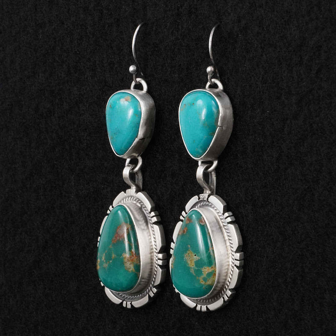 Thomas Francisco Turquoise & Sterling Silver Earrings