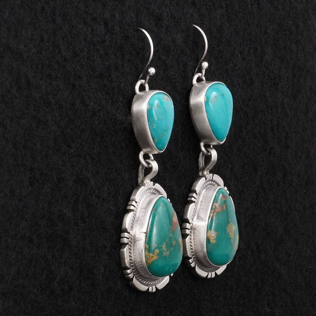 Thomas Francisco Turquoise & Sterling Silver Earrings