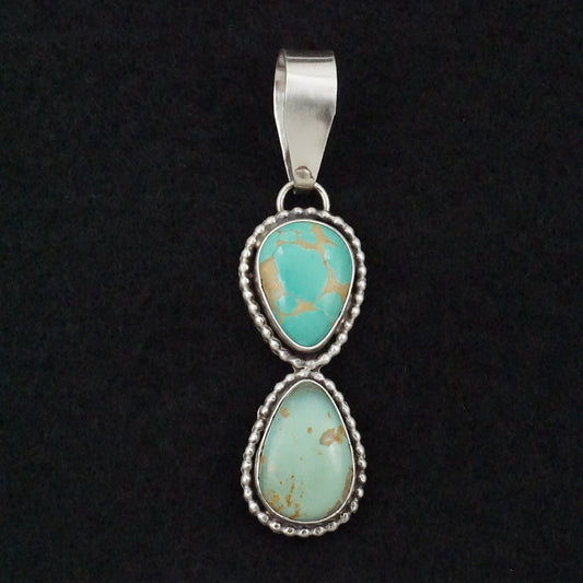 Danny Henio Turquoise & Sterling Silver Pendant