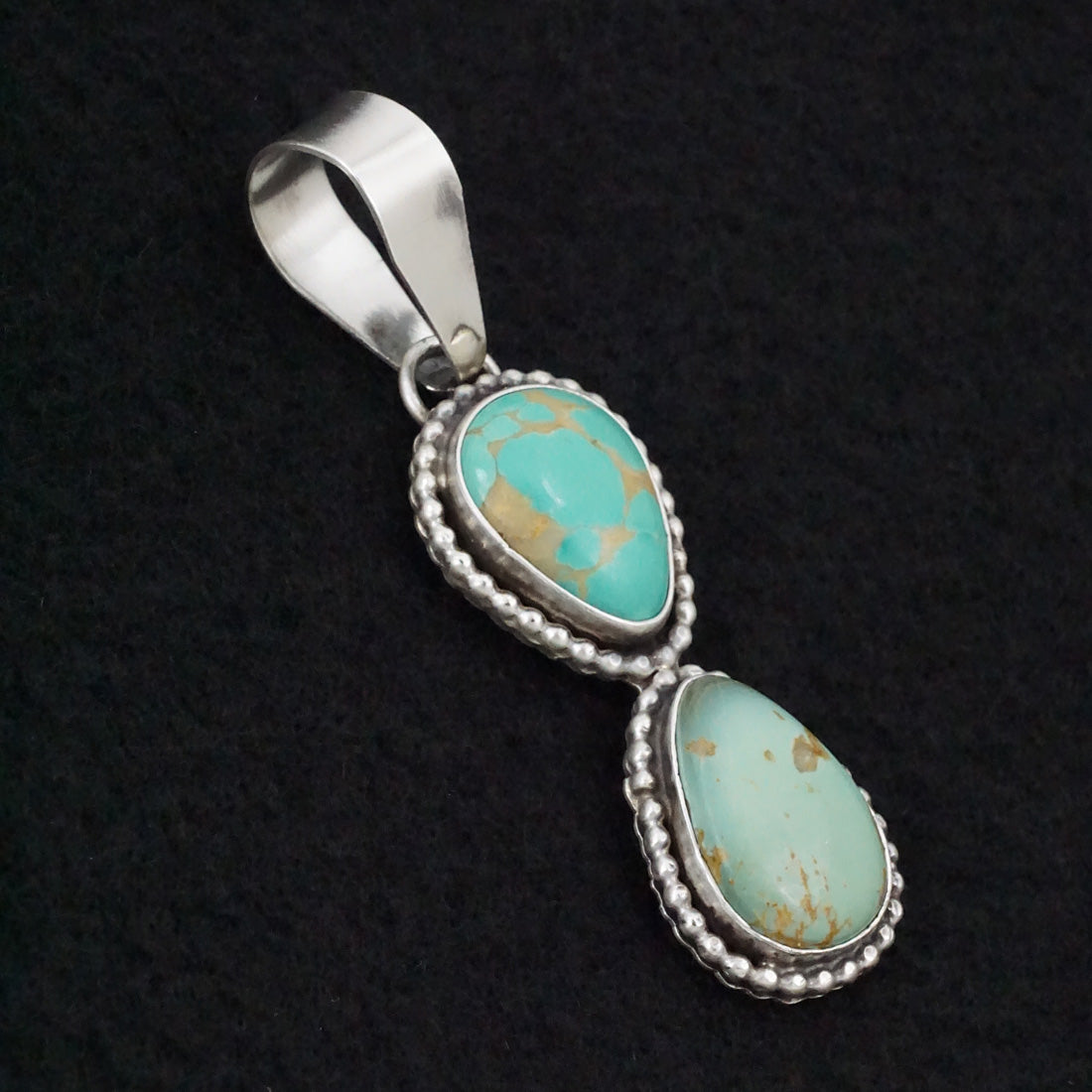 Danny Henio Turquoise & Sterling Silver Pendant