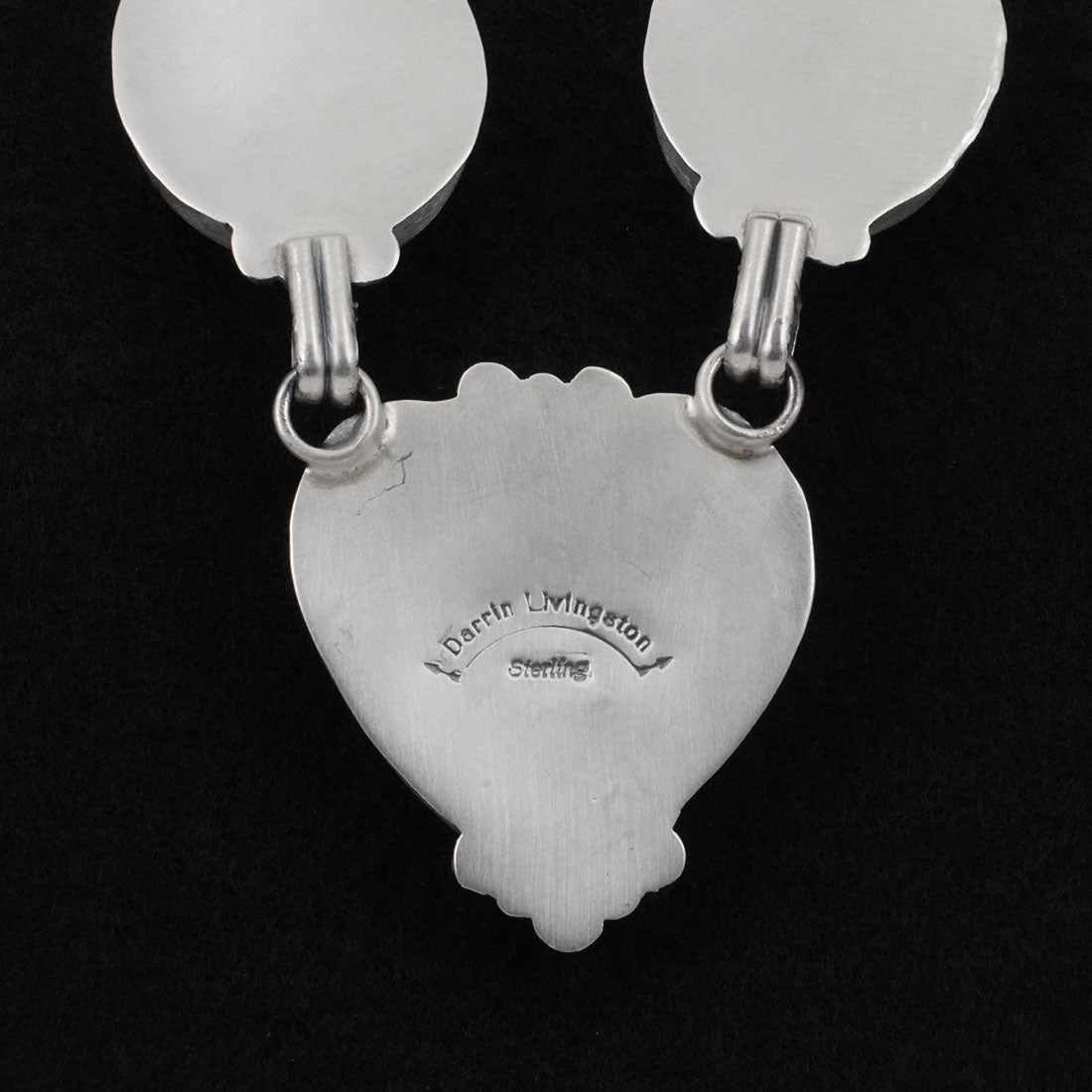 Darrin Livingston Spiny Oyster & Sterling Silver Necklace