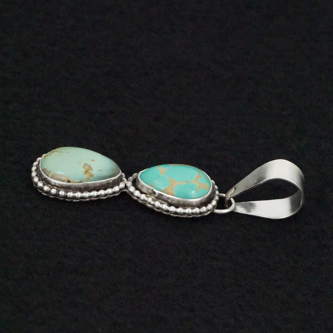 Danny Henio Turquoise & Sterling Silver Pendant