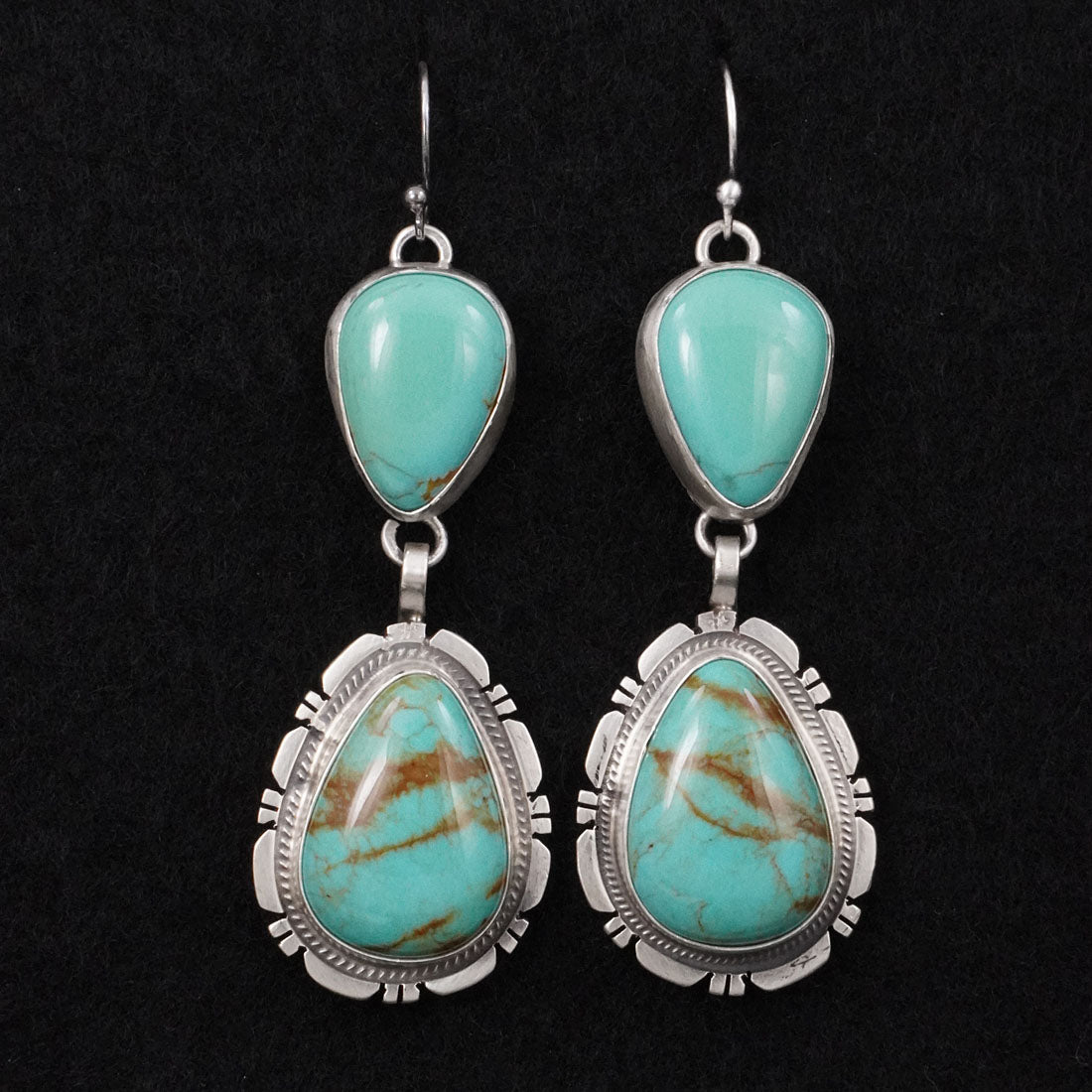 Thomas Francisco Turquoise & Sterling Silver Earrings