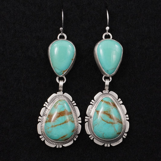 Thomas Francisco Turquoise & Sterling Silver Earrings