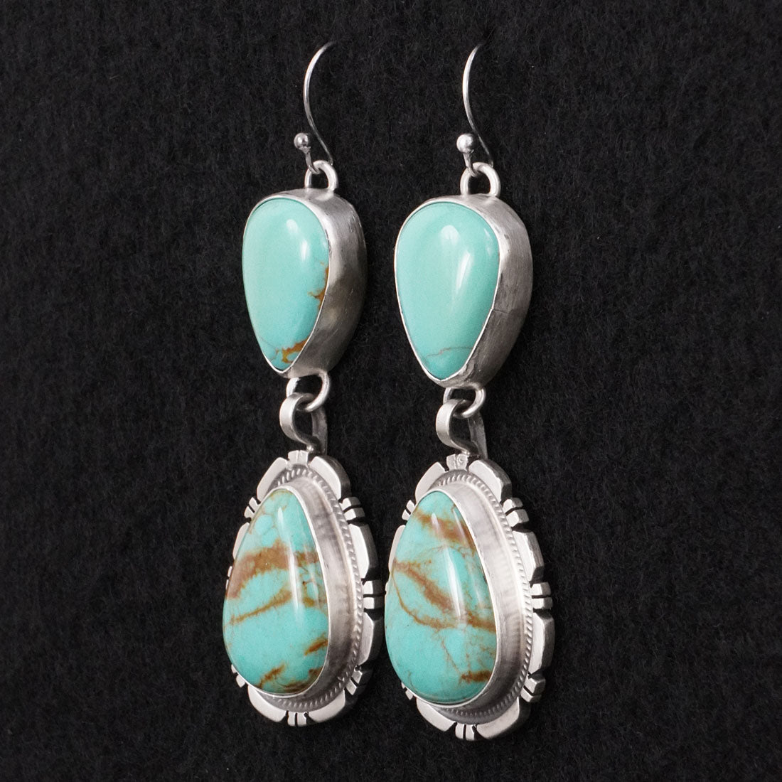 Thomas Francisco Turquoise & Sterling Silver Earrings