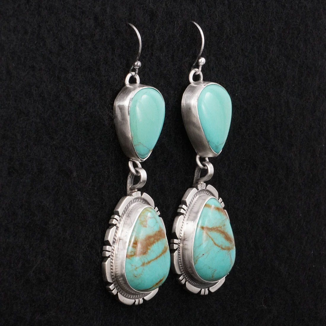 Thomas Francisco Turquoise & Sterling Silver Earrings