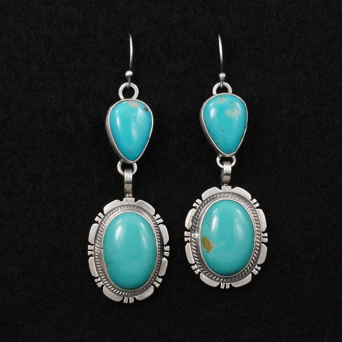 Thomas Francisco Turquoise & Sterling Silver Earrings