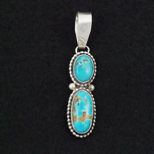 Danny Henio Turquoise & Sterling Silver Pendant