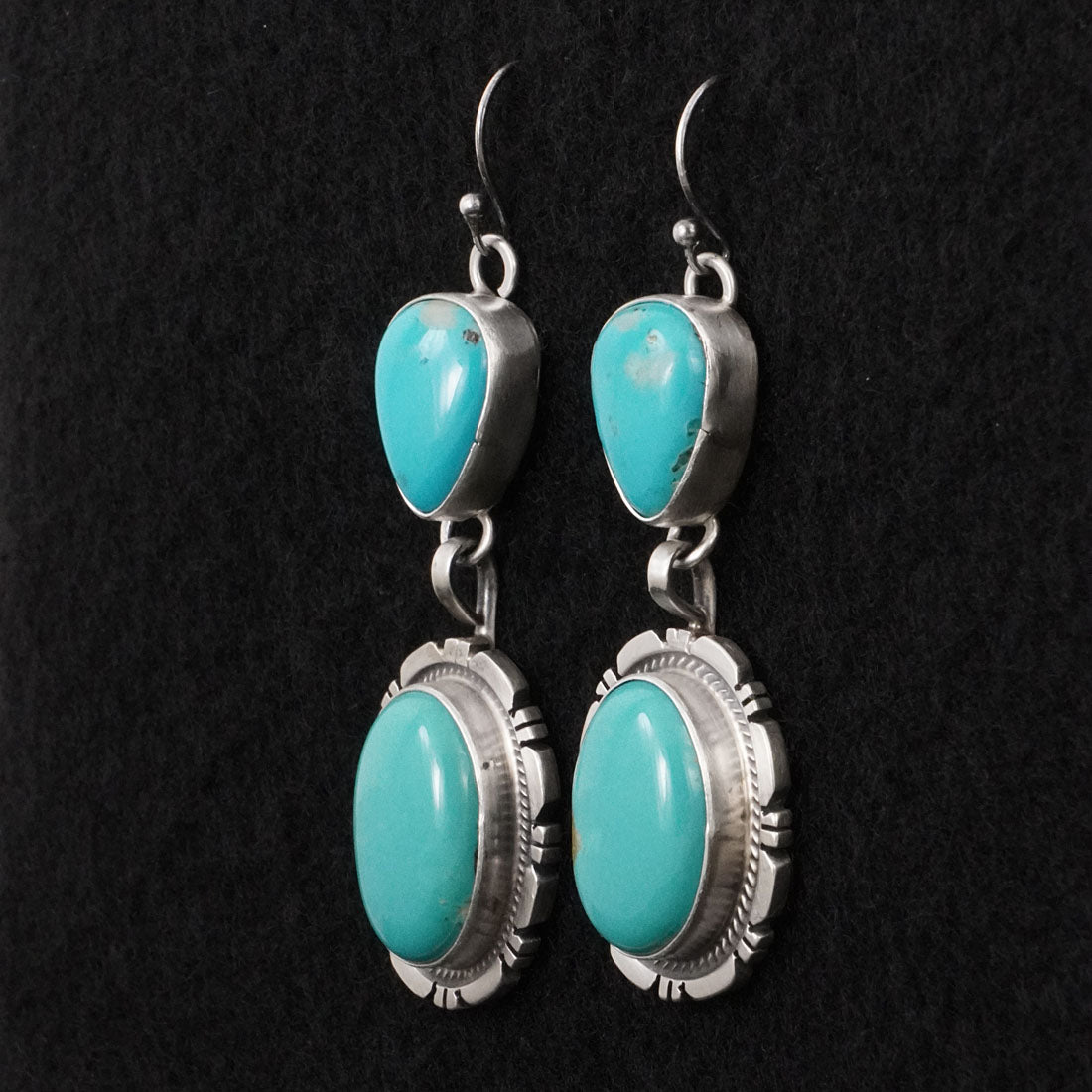 Thomas Francisco Turquoise & Sterling Silver Earrings