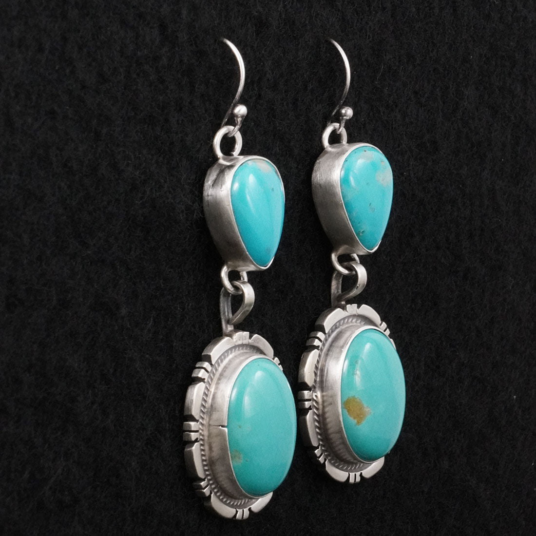Thomas Francisco Turquoise & Sterling Silver Earrings