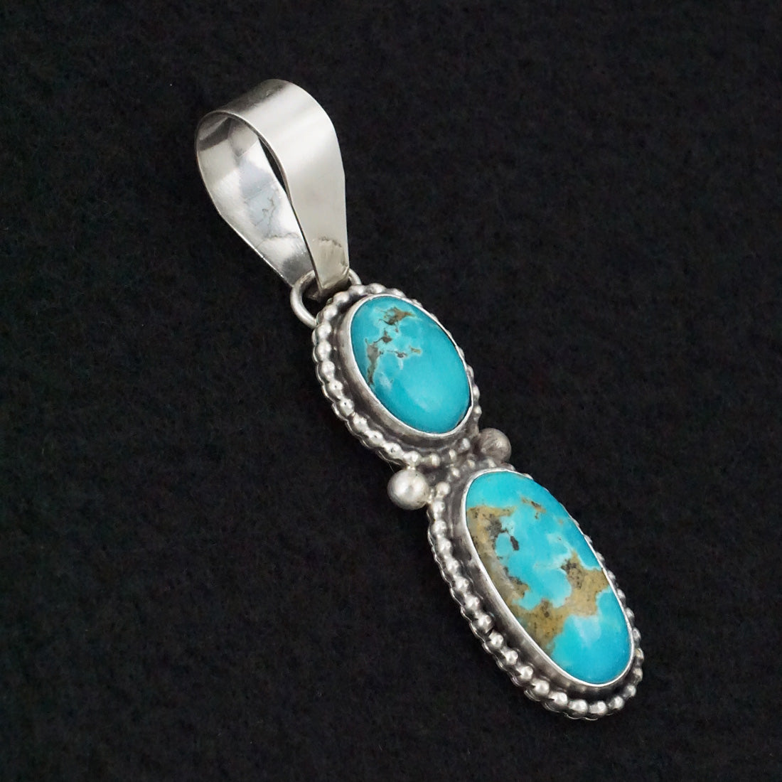 Danny Henio Turquoise & Sterling Silver Pendant