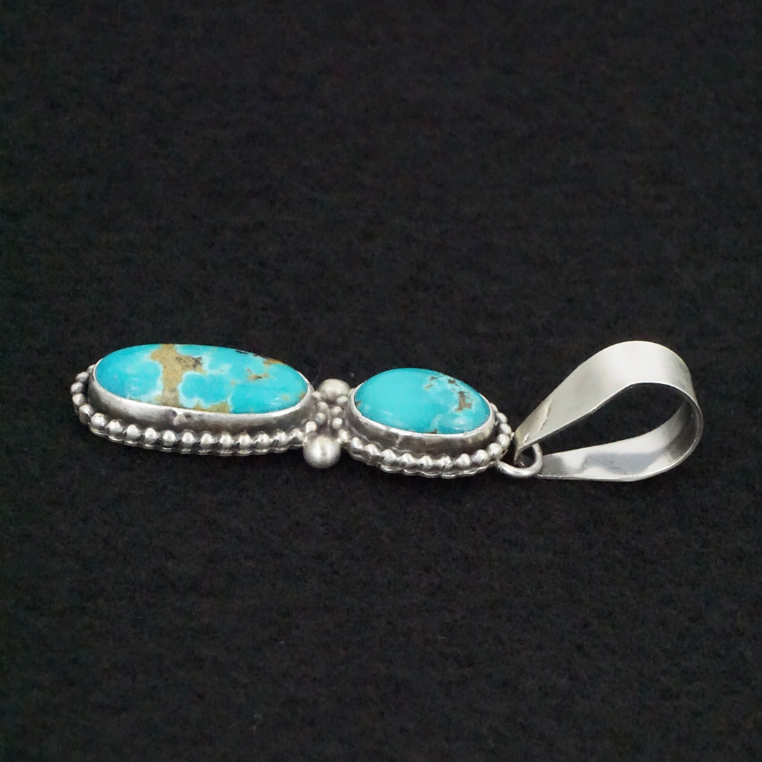 Danny Henio Turquoise & Sterling Silver Pendant