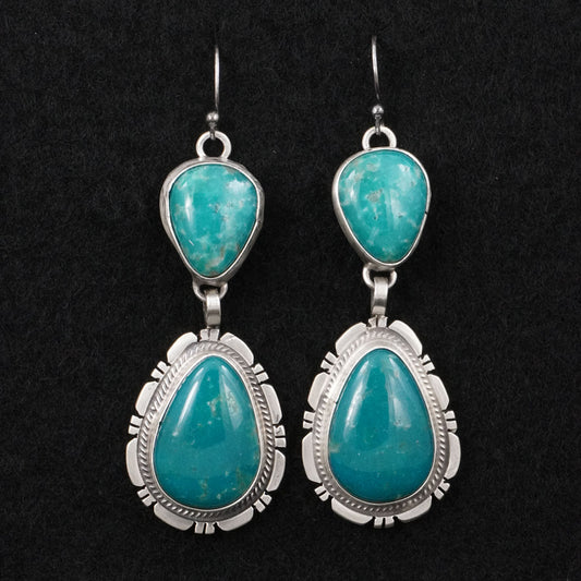 Thomas Francisco Turquoise & Sterling Silver Earrings