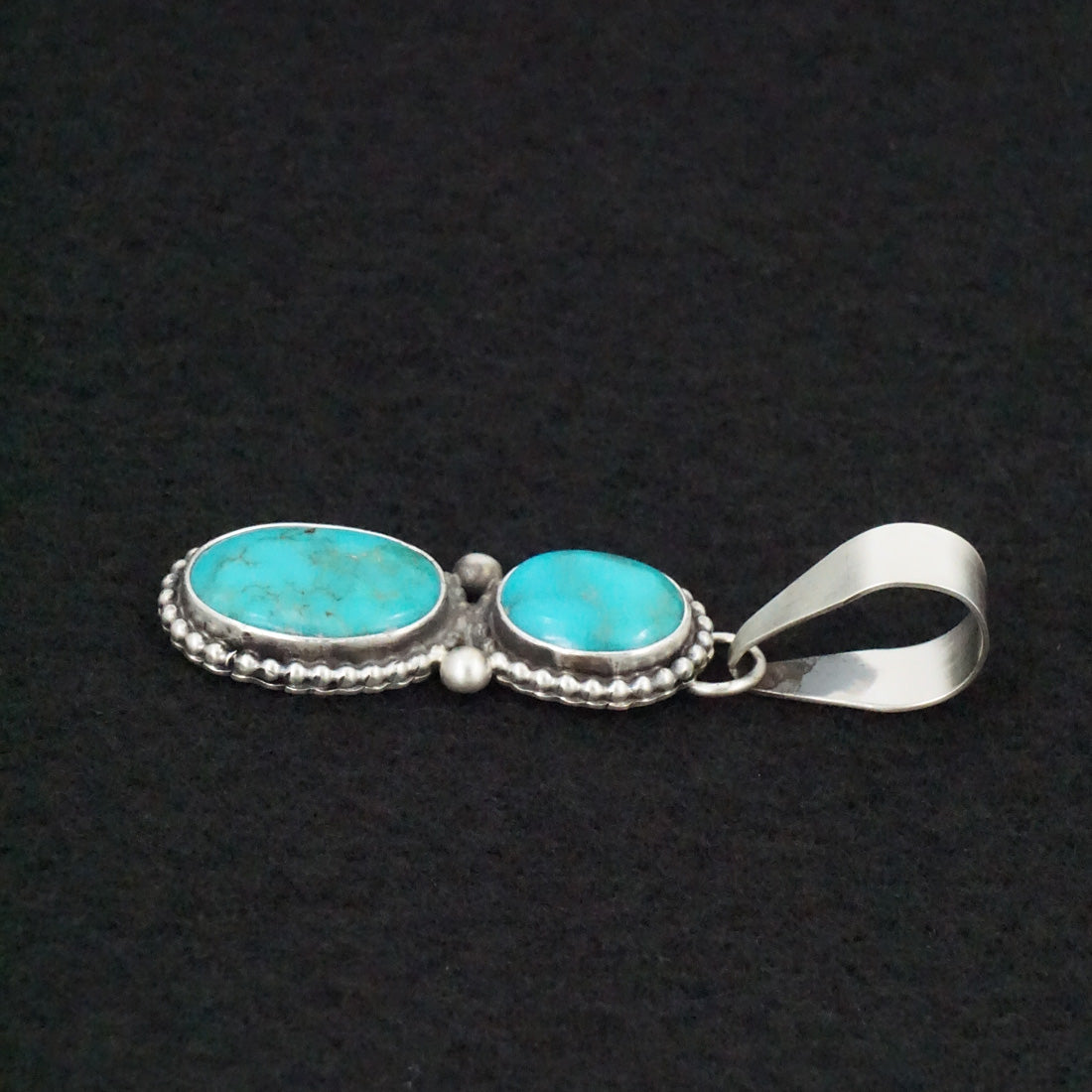 Danny Henio Turquoise & Sterling Silver Pendant