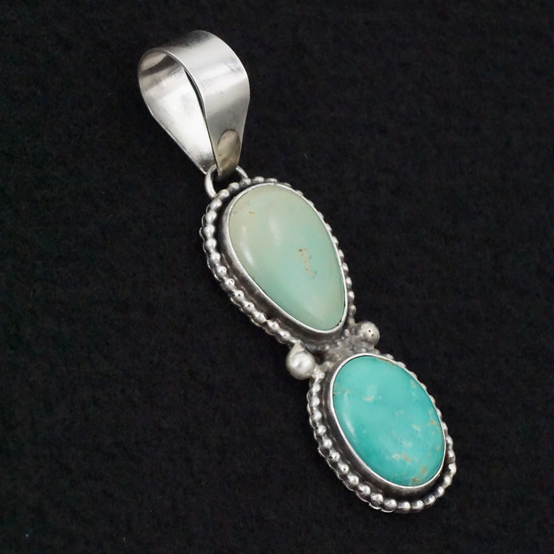 Danny Henio Turquoise & Sterling Silver Pendant