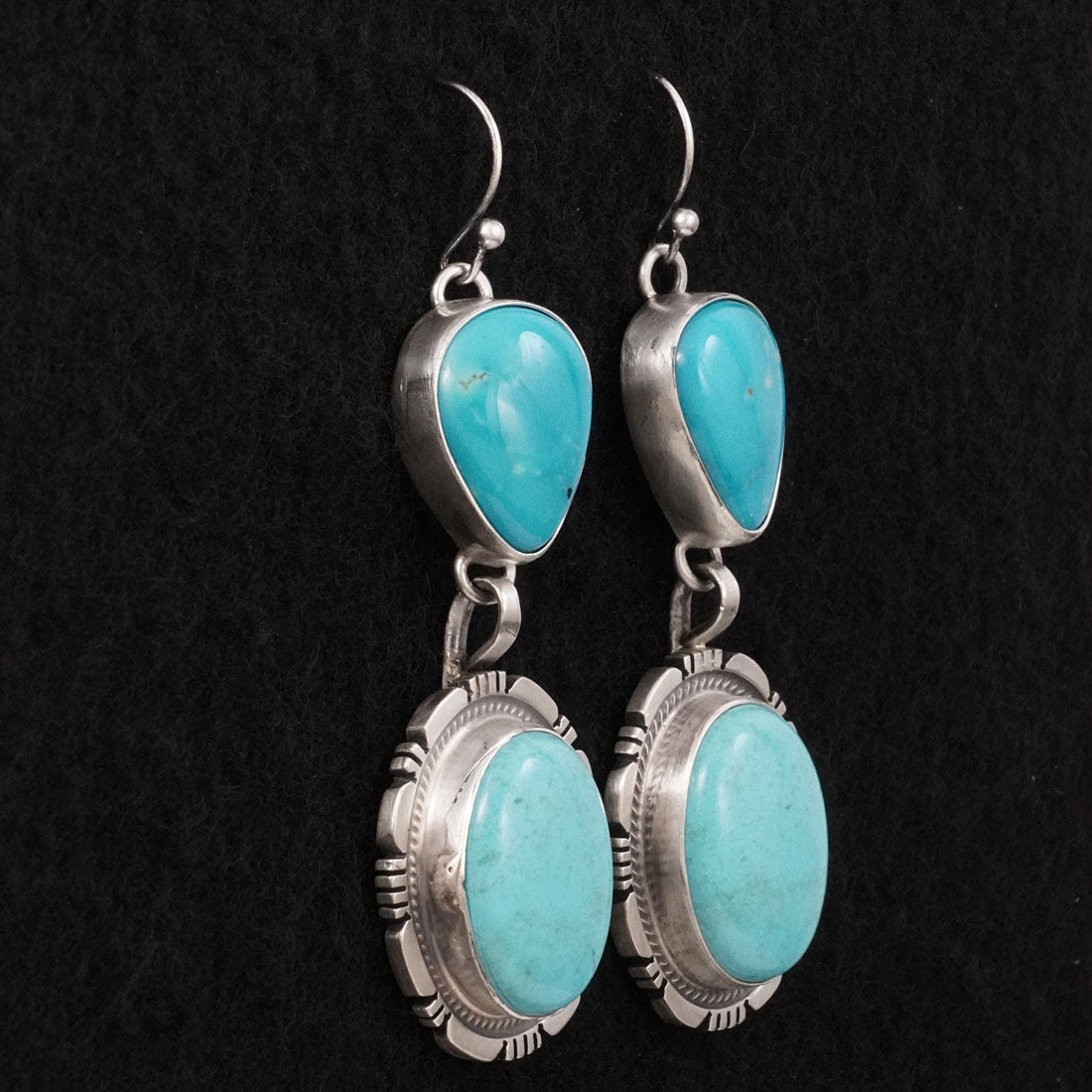 Thomas Francisco Turquoise & Sterling Silver Earrings