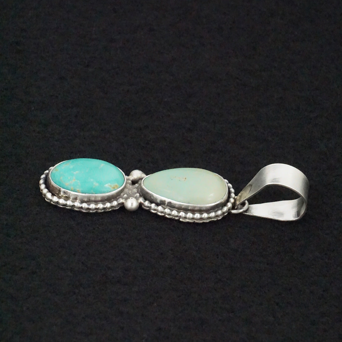 Danny Henio Turquoise & Sterling Silver Pendant