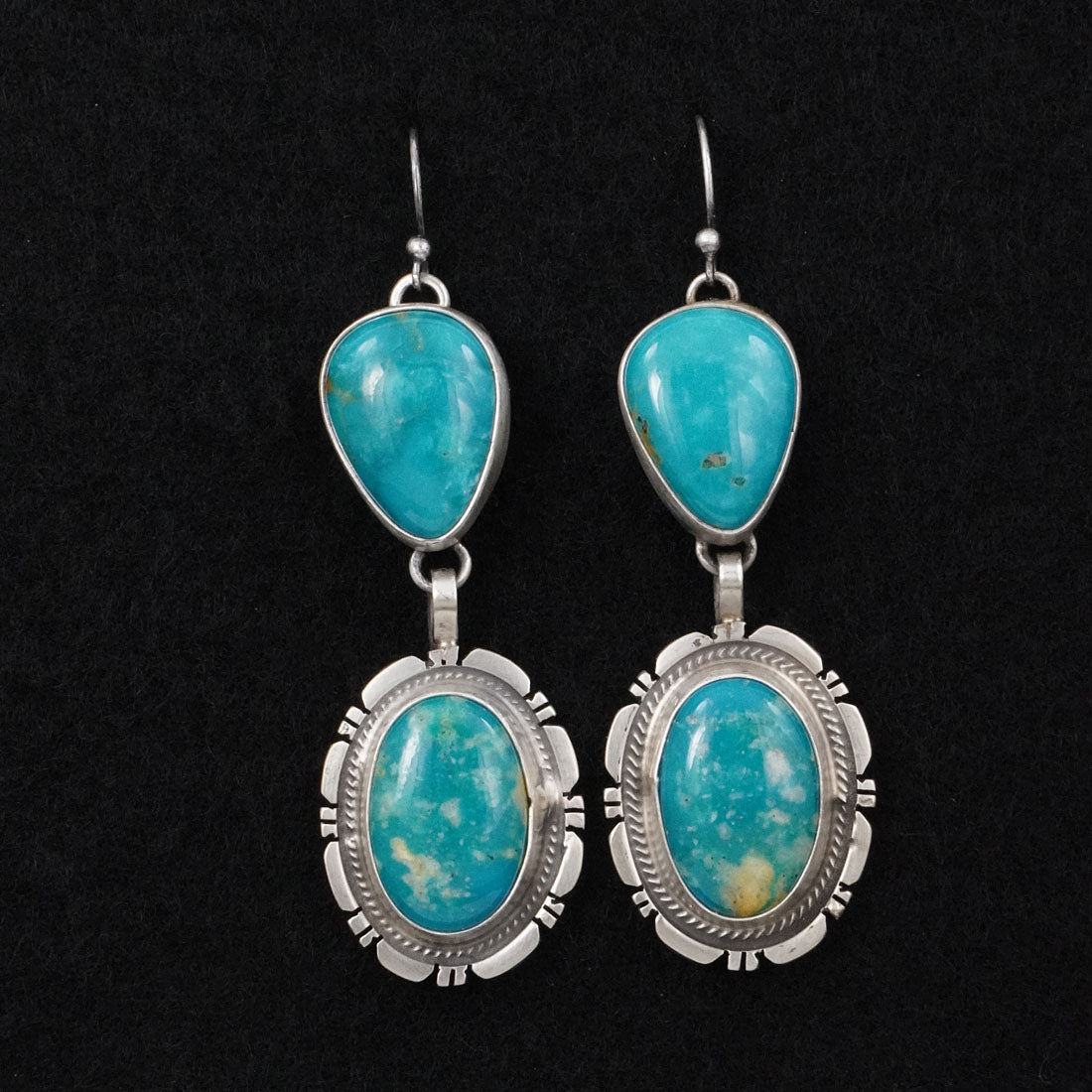 Thomas Francisco Turquoise & Sterling Silver Earrings
