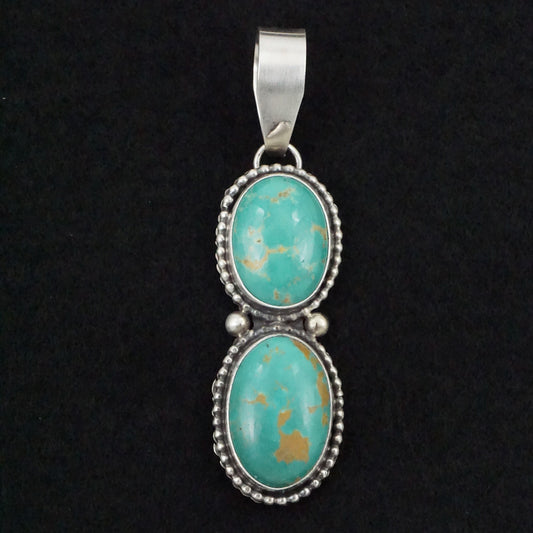 Danny Henio Turquoise & Sterling Silver Pendant