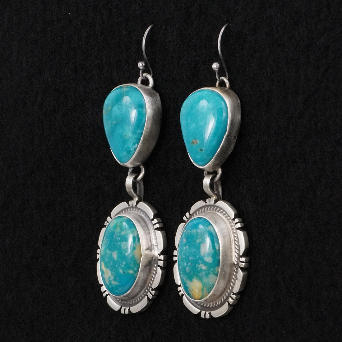 Thomas Francisco Turquoise & Sterling Silver Earrings