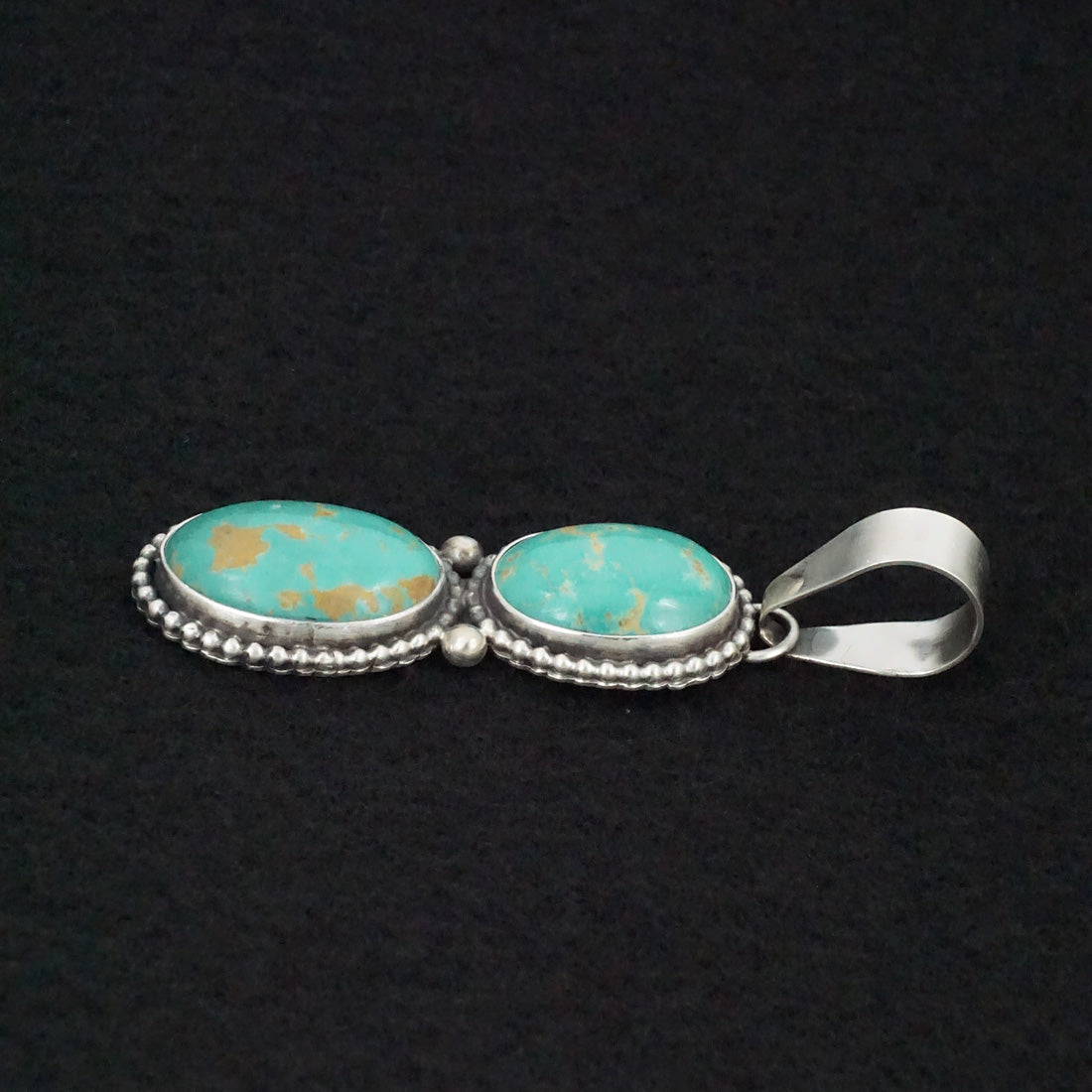 Danny Henio Turquoise & Sterling Silver Pendant