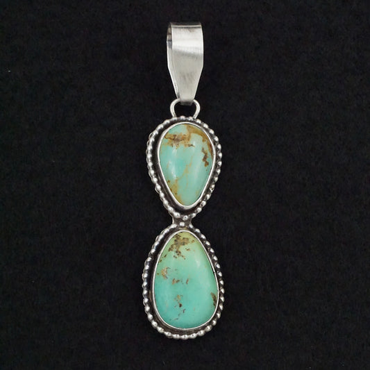 Danny Henio Turquoise & Sterling Silver Pendant