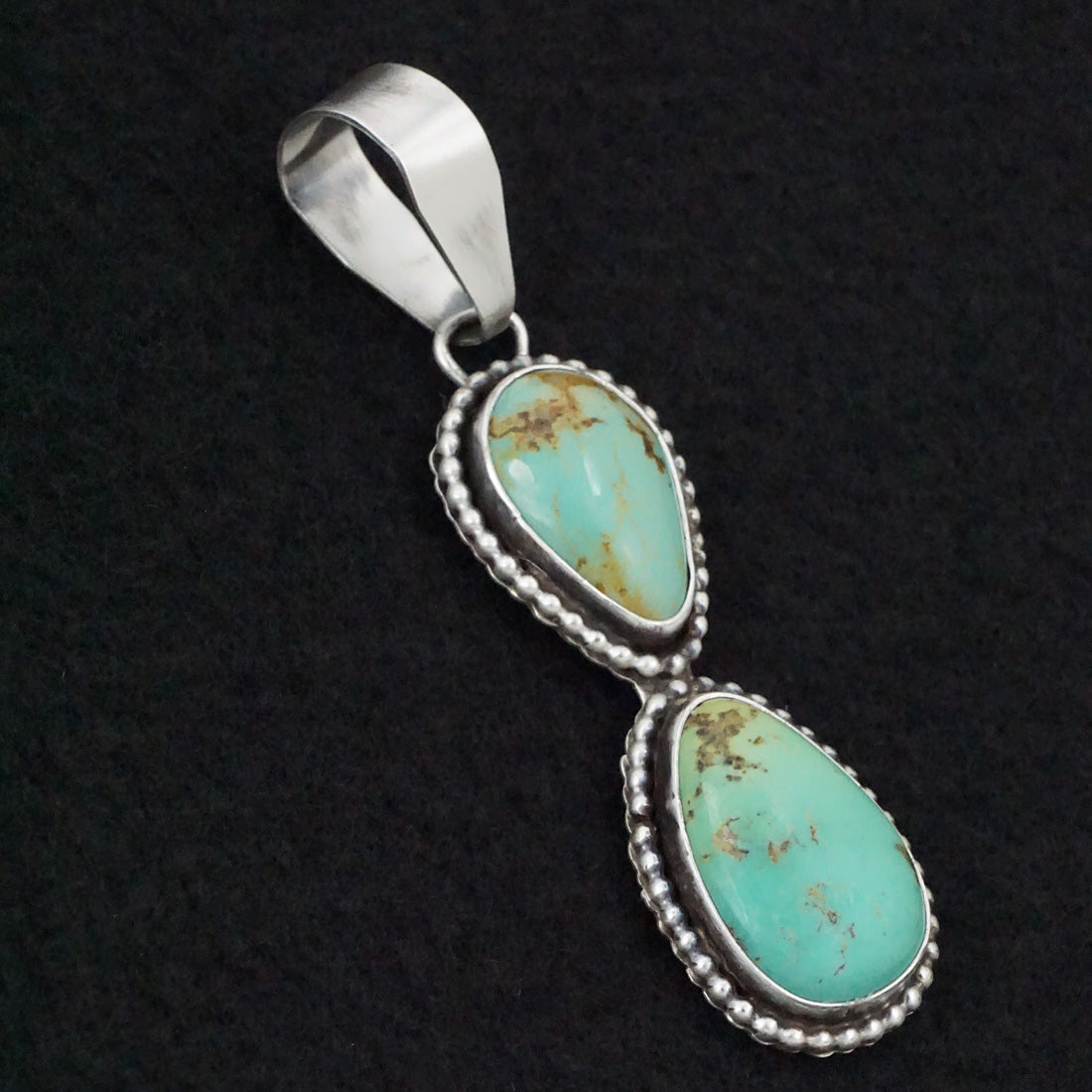 Danny Henio Turquoise & Sterling Silver Pendant