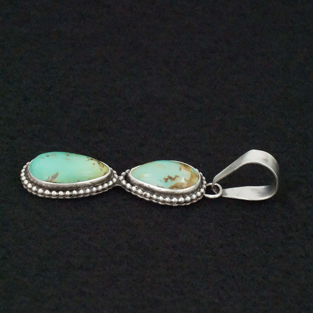 Danny Henio Turquoise & Sterling Silver Pendant