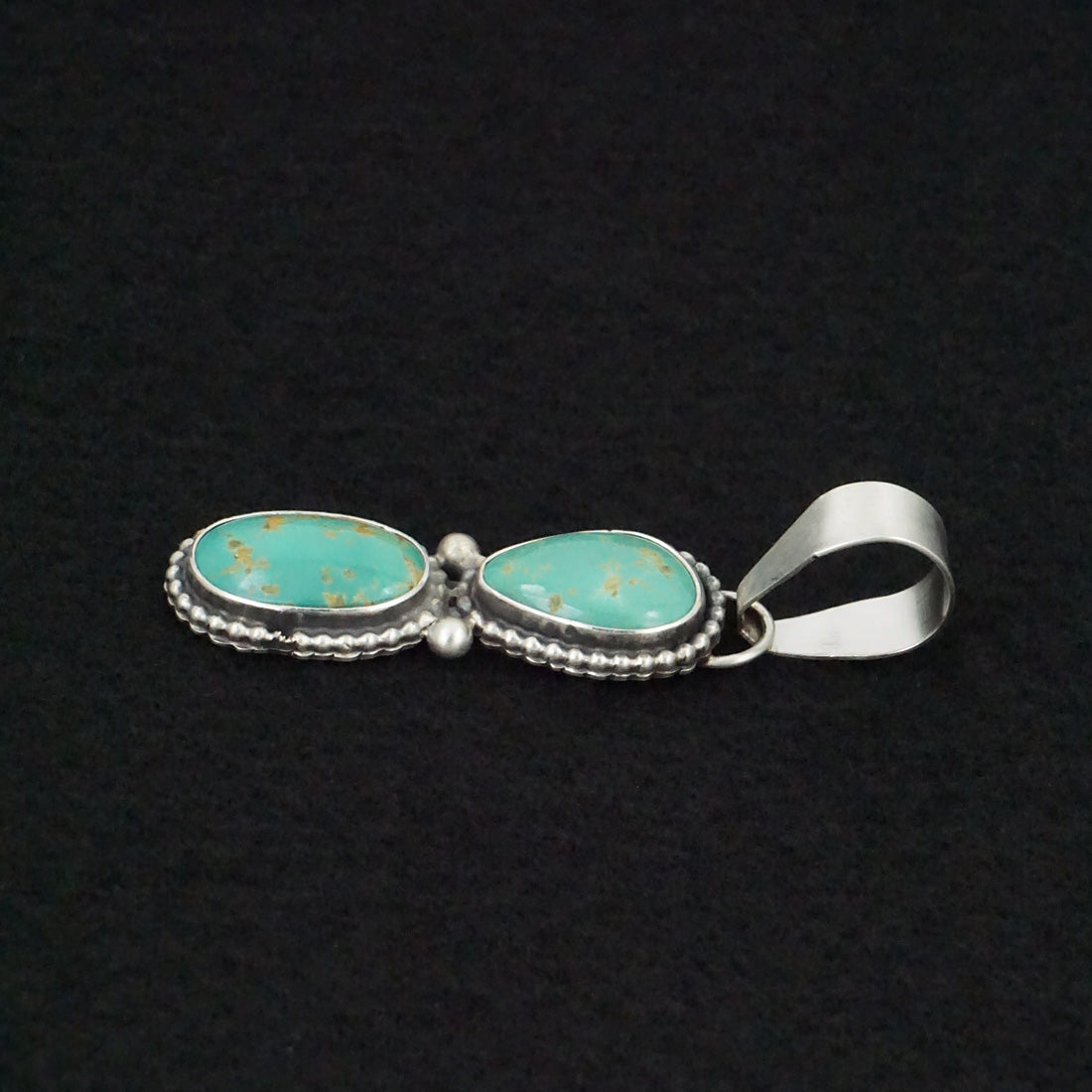 Danny Henio Turquoise & Sterling Silver Pendant