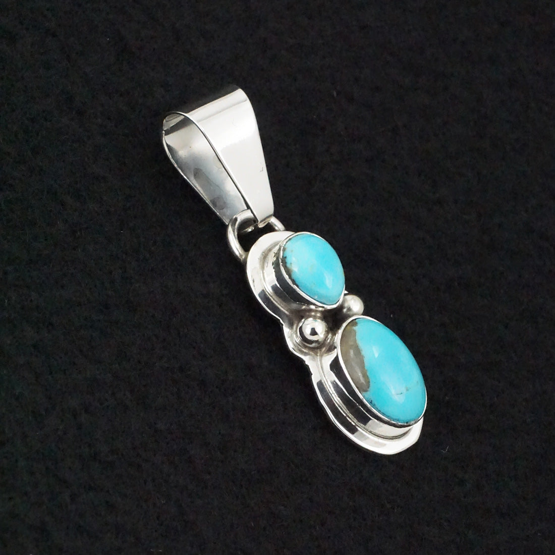 Kathleen Livingston Turquoise & Sterling Silver Pendant