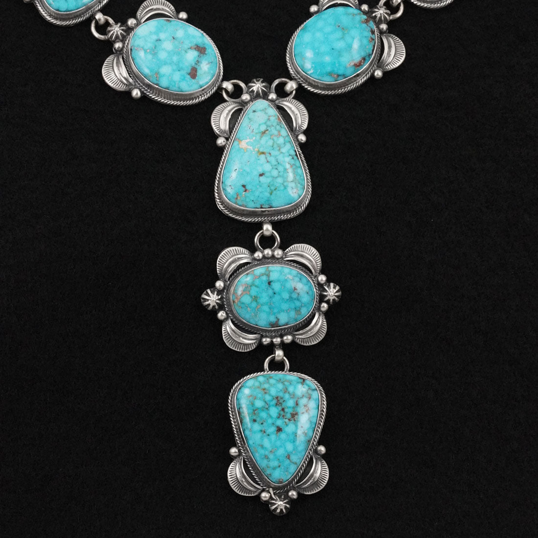 Randy Boyd Turquoise & Sterling Silver Necklace Set