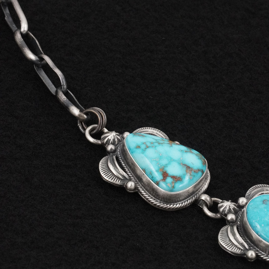 Randy Boyd Turquoise & Sterling Silver Necklace Set